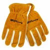 Forney Split Back Cowhide Leather Driver Work Gloves Menfts XL 53125
